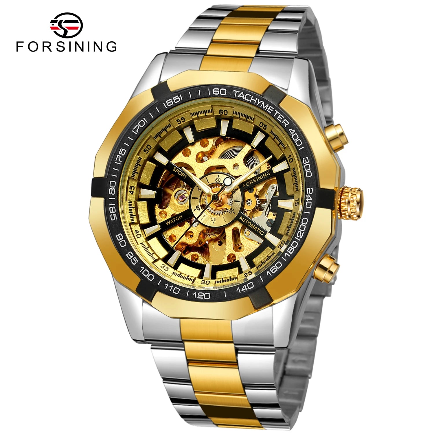 Relojes Quality Fashion Wrist Luxury Mens Outside Waterproof Montre Forsining Automatic Mechanical Custom Logo Watch for Men