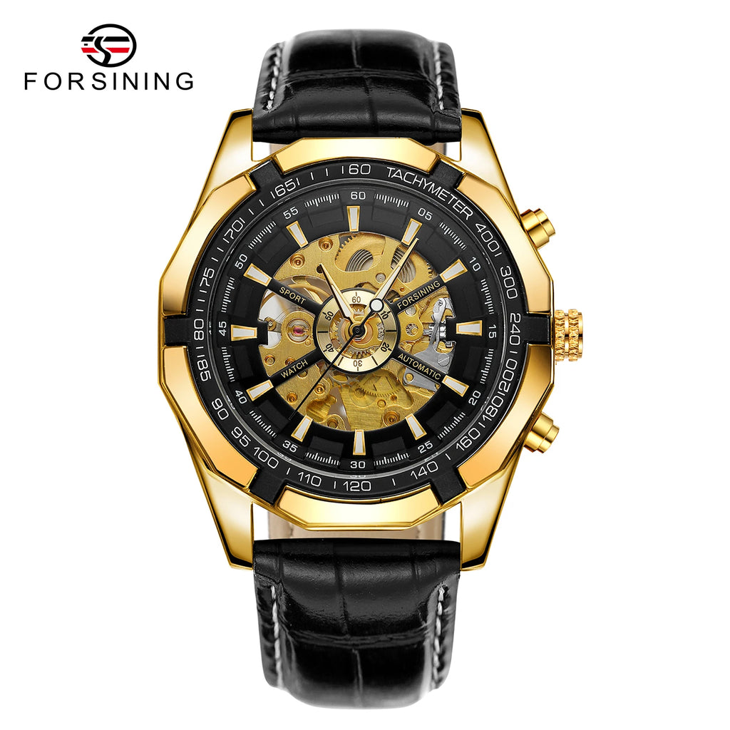 Relojes Quality Fashion Wrist Luxury Mens Outside Waterproof Montre Forsining Automatic Mechanical Custom Logo Watch for Men