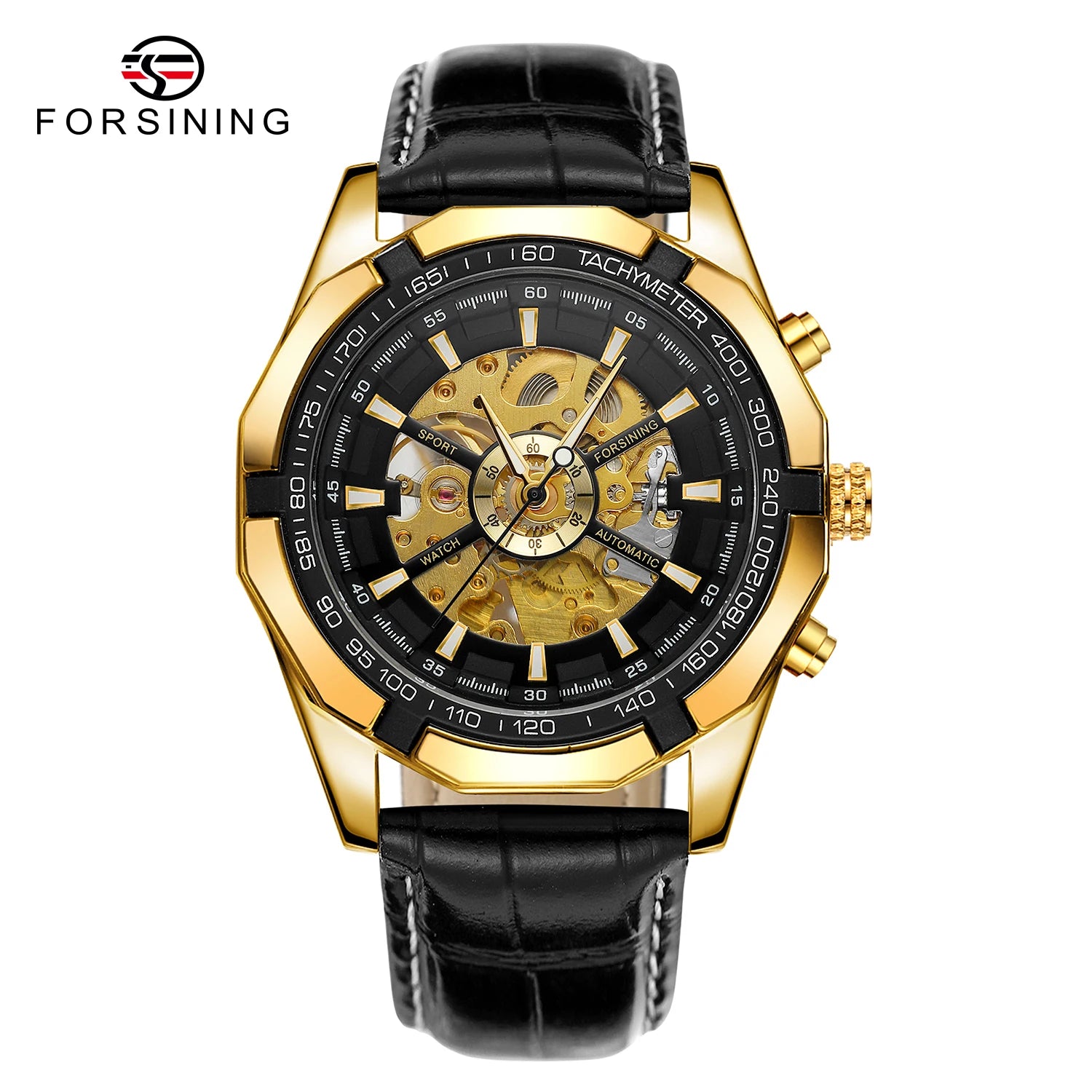 Relojes Quality Fashion Wrist Luxury Mens Outside Waterproof Montre Forsining Automatic Mechanical Custom Logo Watch for Men