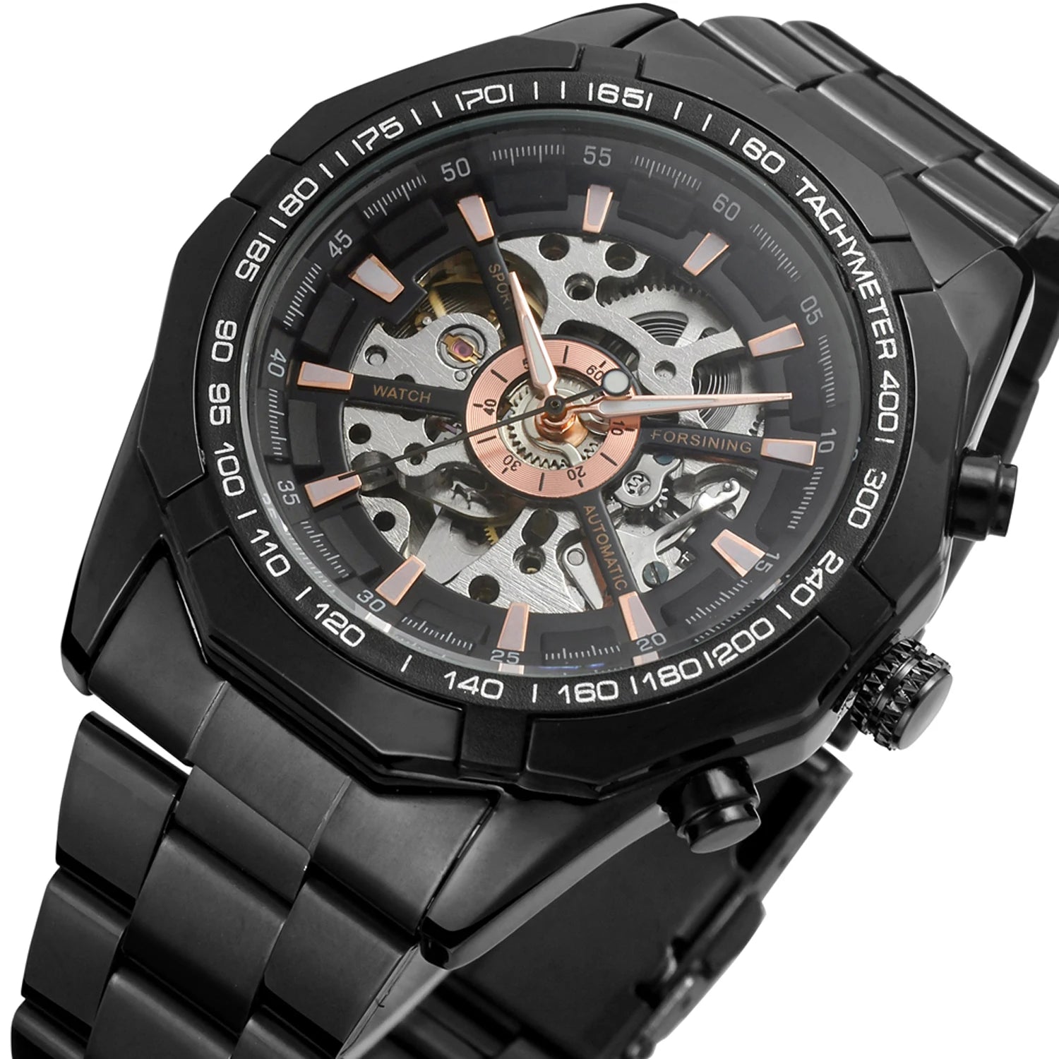 Relojes Quality Fashion Wrist Luxury Mens Outside Waterproof Montre Forsining Automatic Mechanical Custom Logo Watch for Men