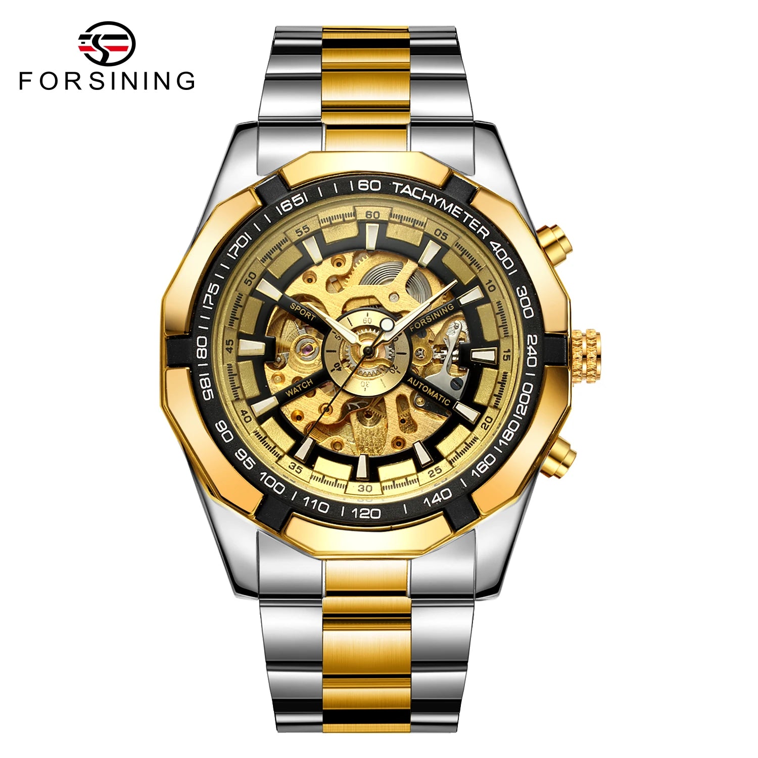 Relojes Quality Fashion Wrist Luxury Mens Outside Waterproof Montre Forsining Automatic Mechanical Custom Logo Watch for Men