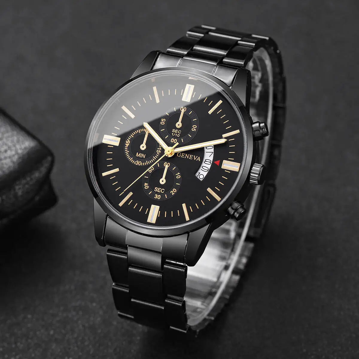 Fashion Business Men Watches Luxury Calendar Quartz Wristwatch for Man Clock Relogio Masculino Montre Homme（Without Box）