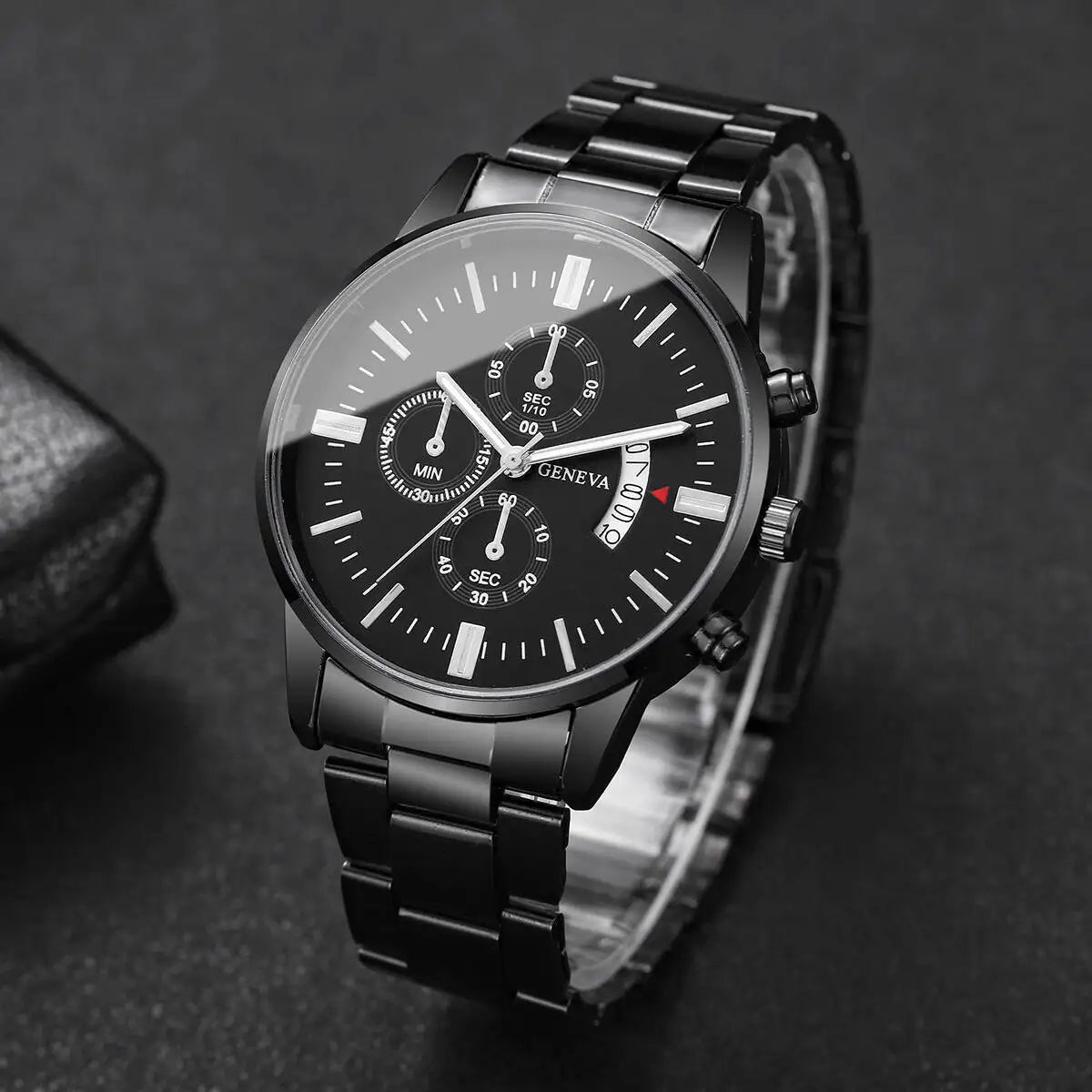 Fashion Business Men Watches Luxury Calendar Quartz Wristwatch for Man Clock Relogio Masculino Montre Homme（Without Box）