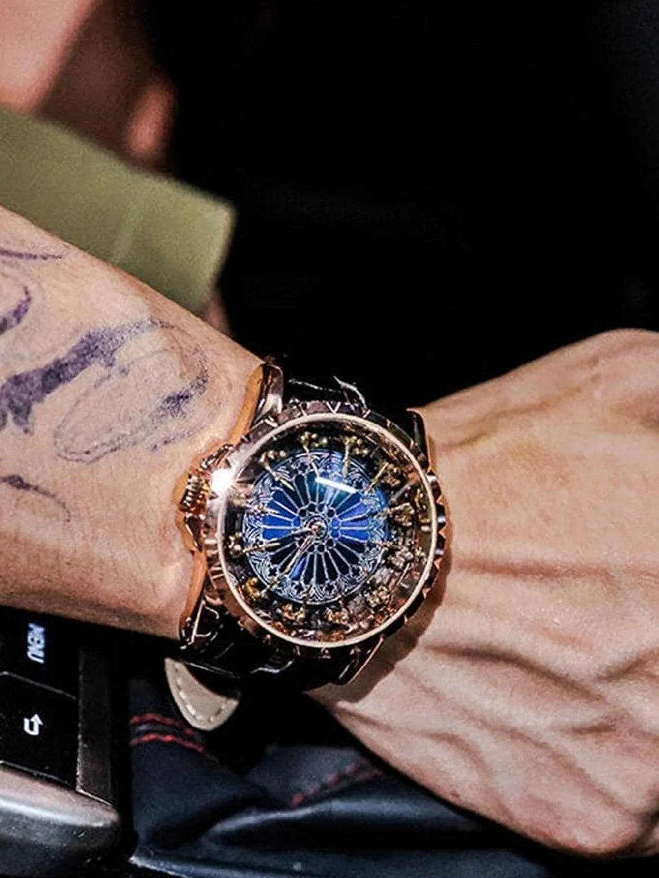 New Fashion Men's Quartz Watch Sports Trendy Men Watch Luxury Personalized Man Watch Large dial Watch Men wrist watches