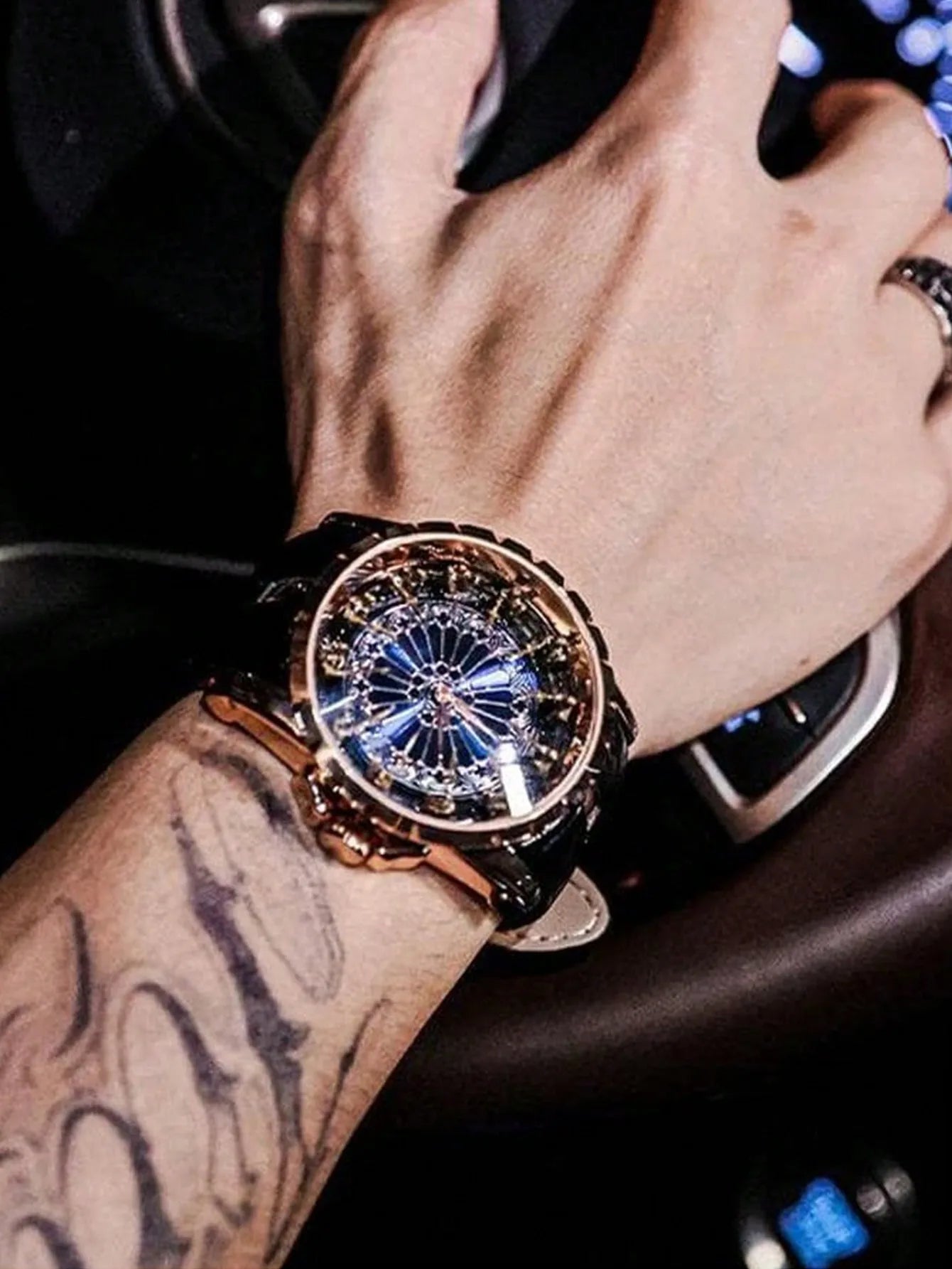 New Fashion Men's Quartz Watch Sports Trendy Men Watch Luxury Personalized Man Watch Large dial Watch Men wrist watches